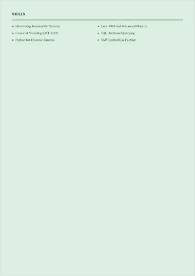 Free Undergraduate Student ATS Resume Template, AI Resume Builder