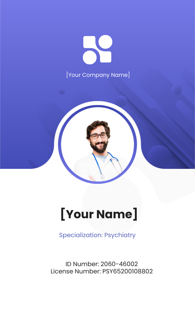 Psychiatrist ID Card