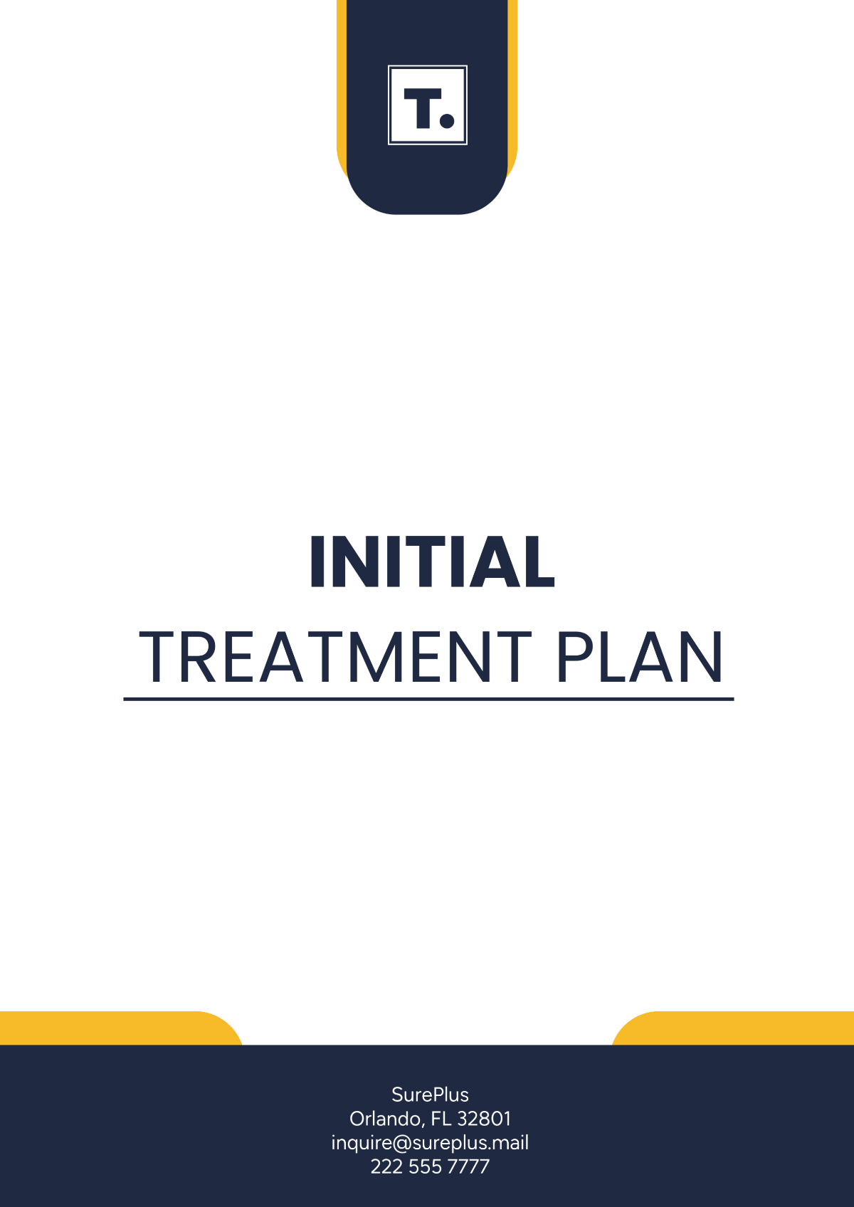 Initial Treatment Plan Template - Edit Online & Download