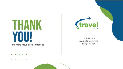 Free Travel Agency Business Presentation Template to Edit Online