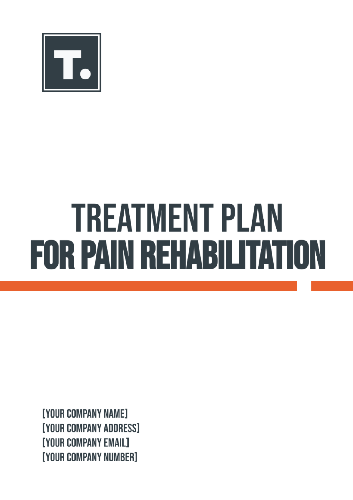 Treatment Plan For Pain Rehabilitation Template - Edit Online & Download