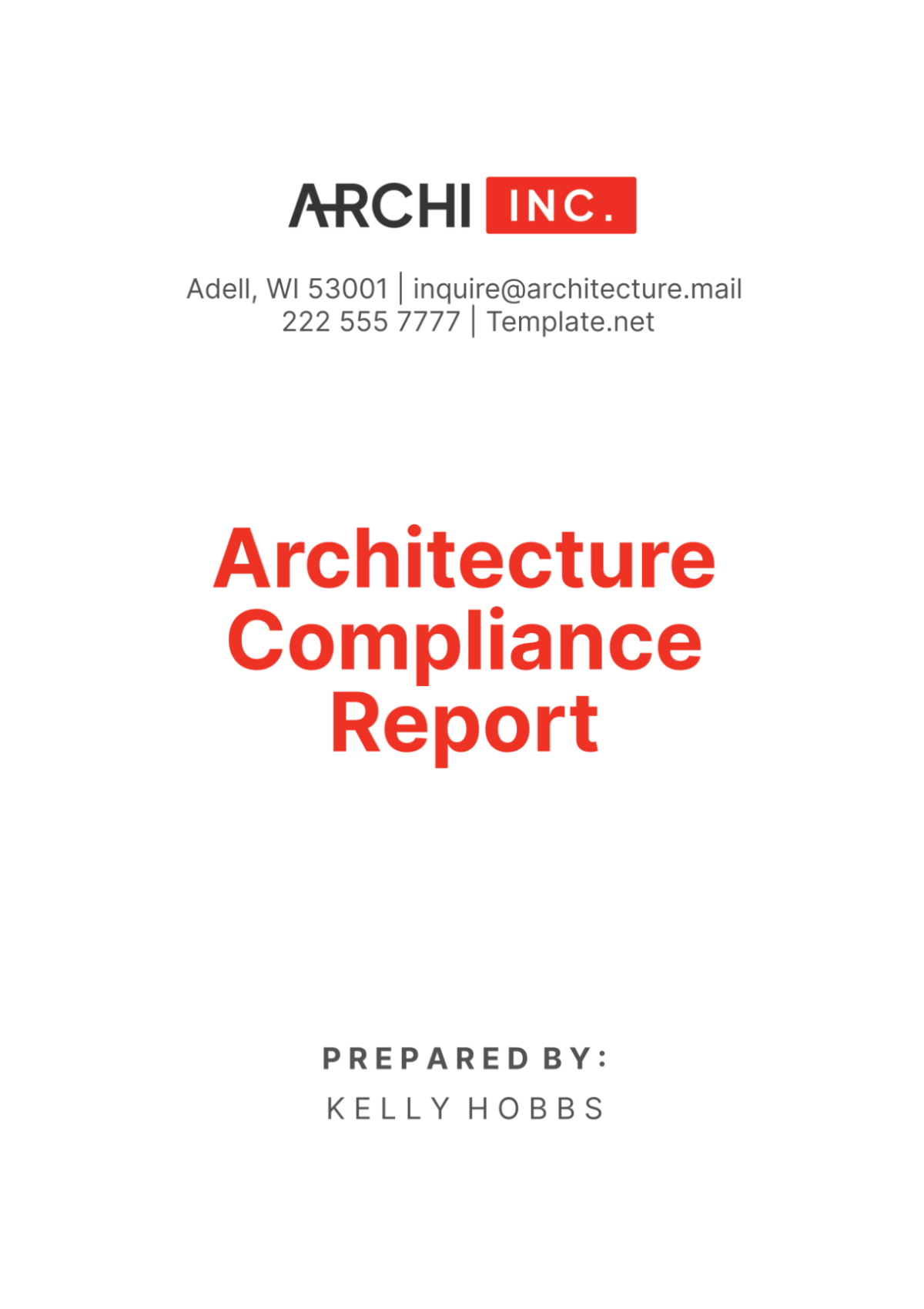 Architecture Compliance Report Template - Edit Online & Download