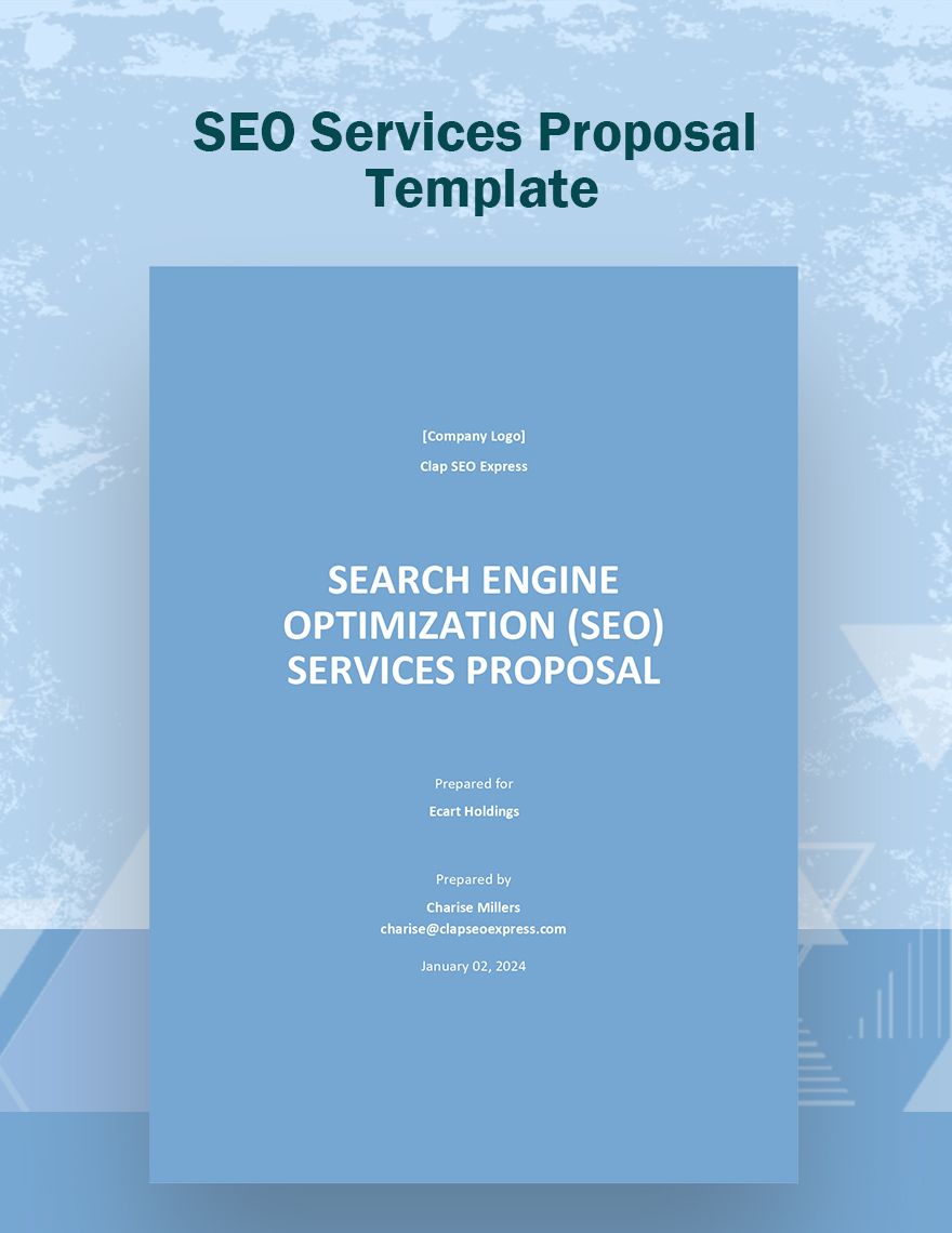 SEO Services Proposal Template