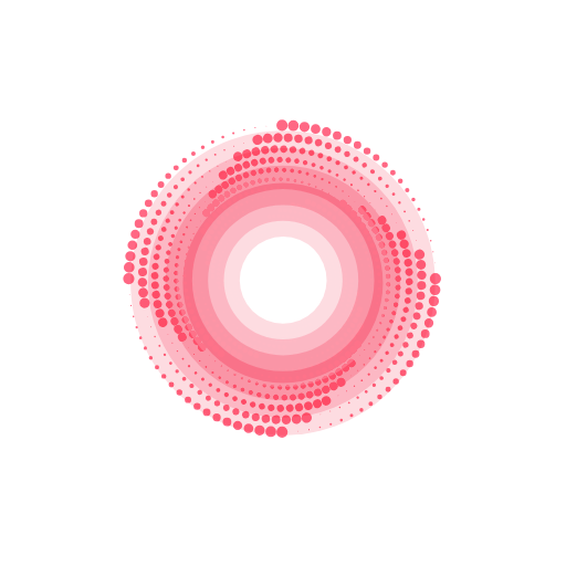 Gradient Spiral Dots Element