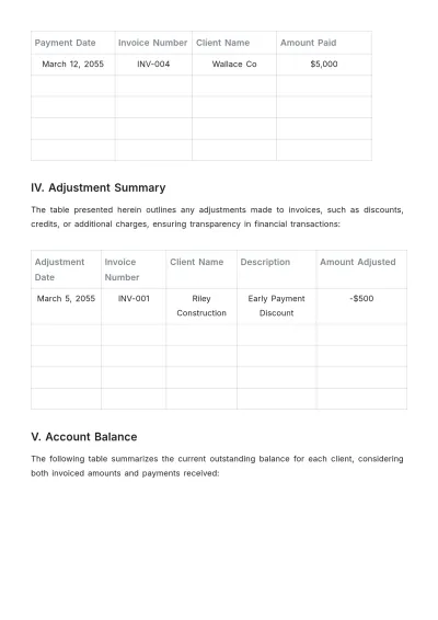 Free Architecture Invoice Statement Template to Edit Online