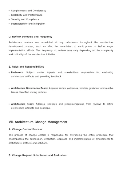 Free Architecture Policy and Procedure Template to Edit Online