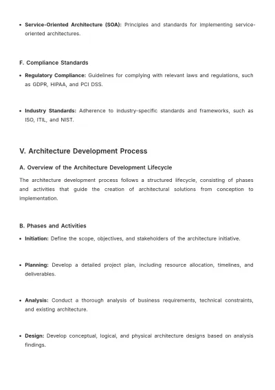 Free Architecture Policy and Procedure Template to Edit Online