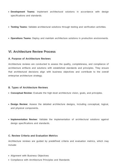 Free Architecture Policy and Procedure Template to Edit Online