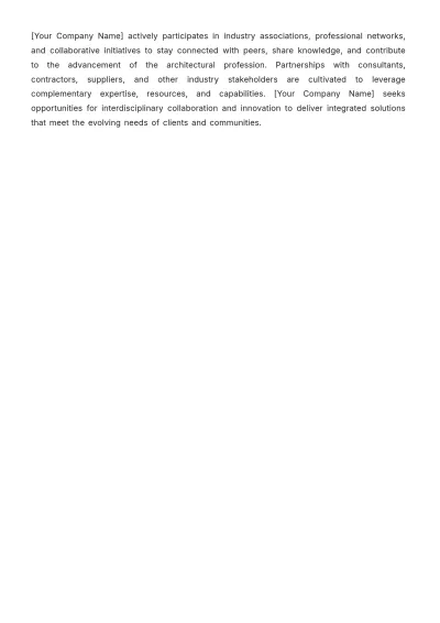 Free Architecture Company Procedure Template to Edit Online