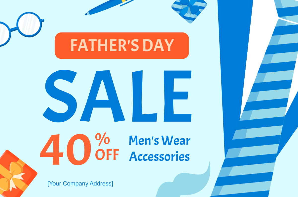 Father's Day Sale Banner