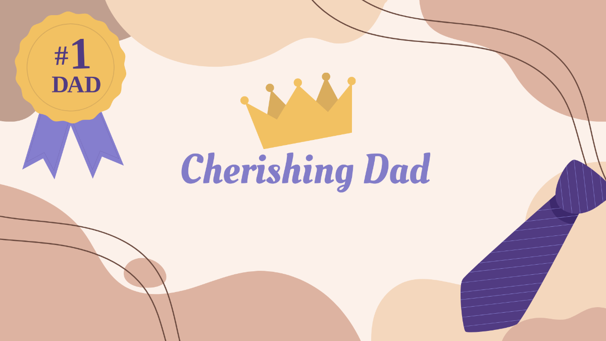 Free Father's Day Aesthetic Background Template