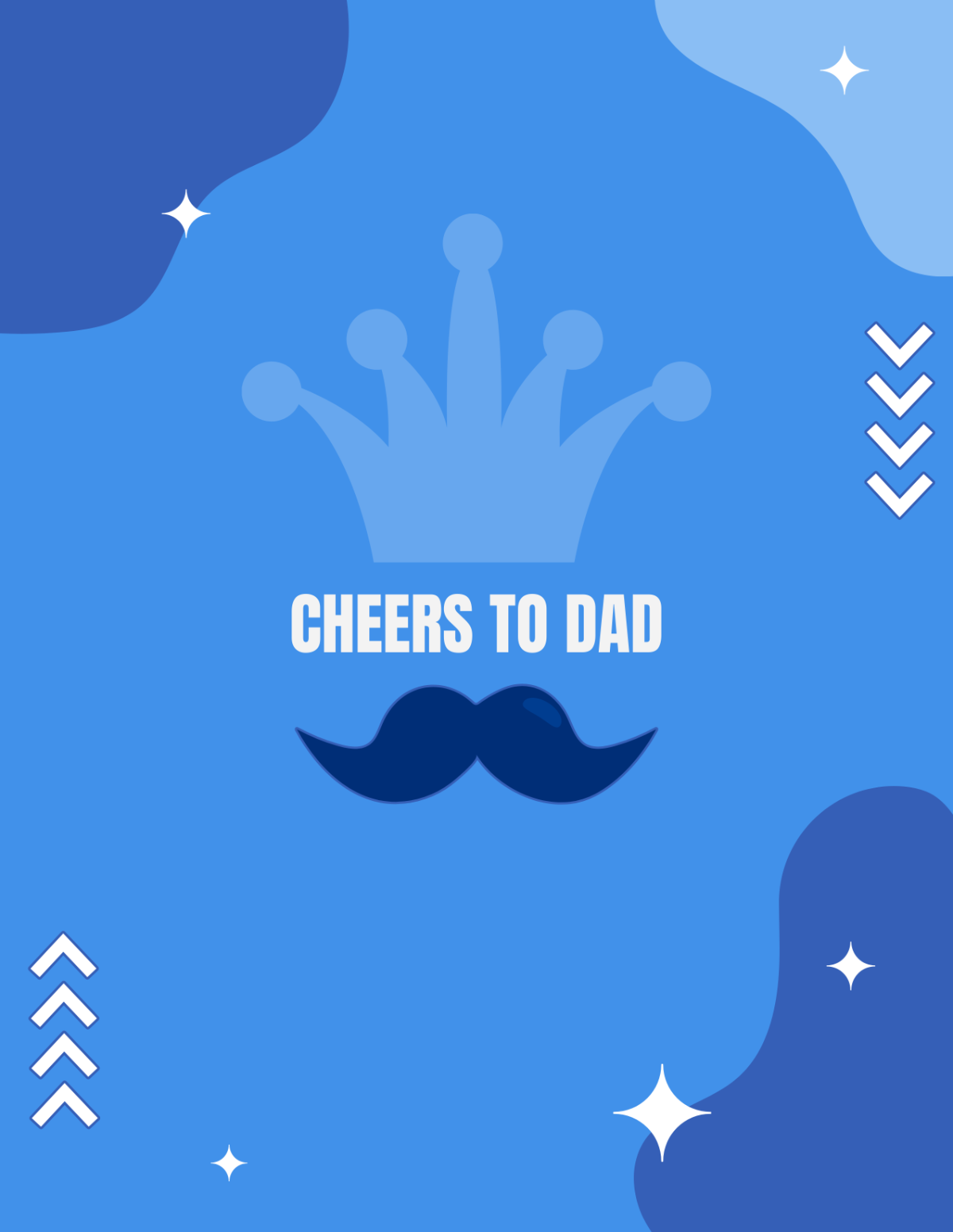 Free Father's Day Flyer Background Template
