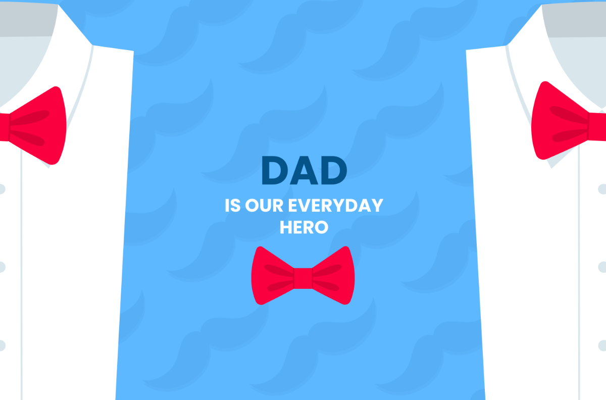 Free Father's Day Banner Background Template