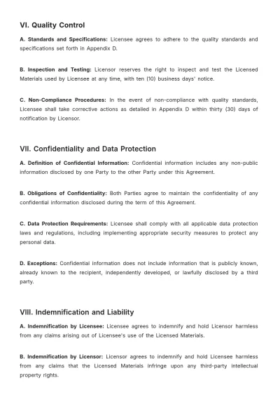 Free Architecture Licensing Agreement Template to Edit Online