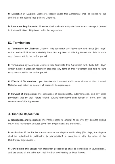 Free Architecture Licensing Agreement Template to Edit Online