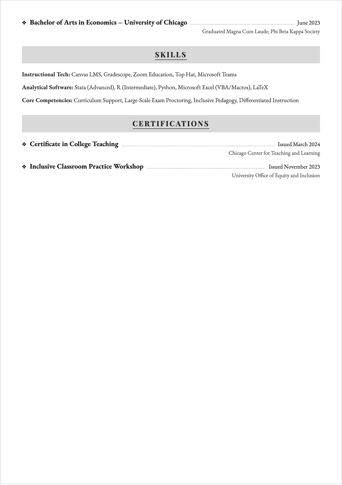 Free College Teaching Assistant ATS Resume Template, AI Resume Builder