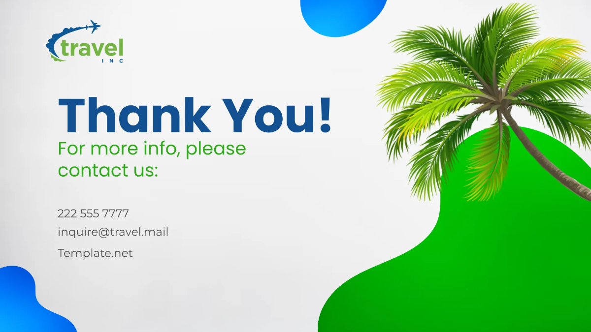 Free Travel Agency Professional Presentation Template to Edit Online