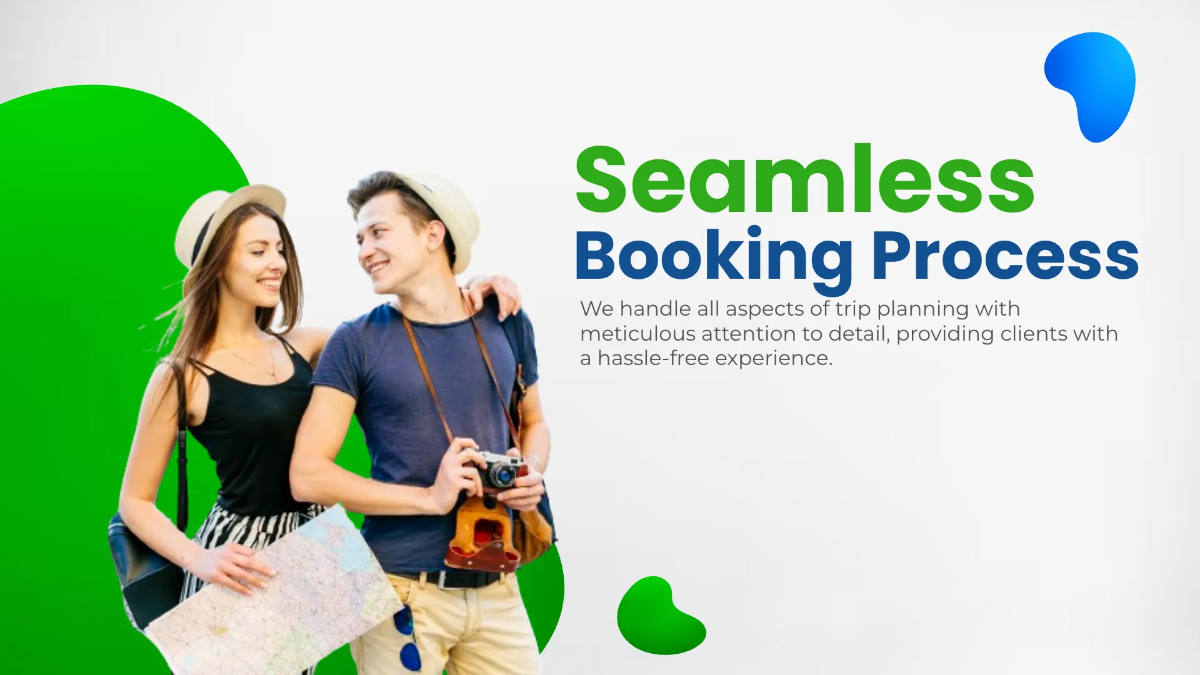 Free Travel Agency Professional Presentation Template to Edit Online