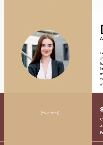 Free College Math Professor ATS Resume Template, AI Resume Builder