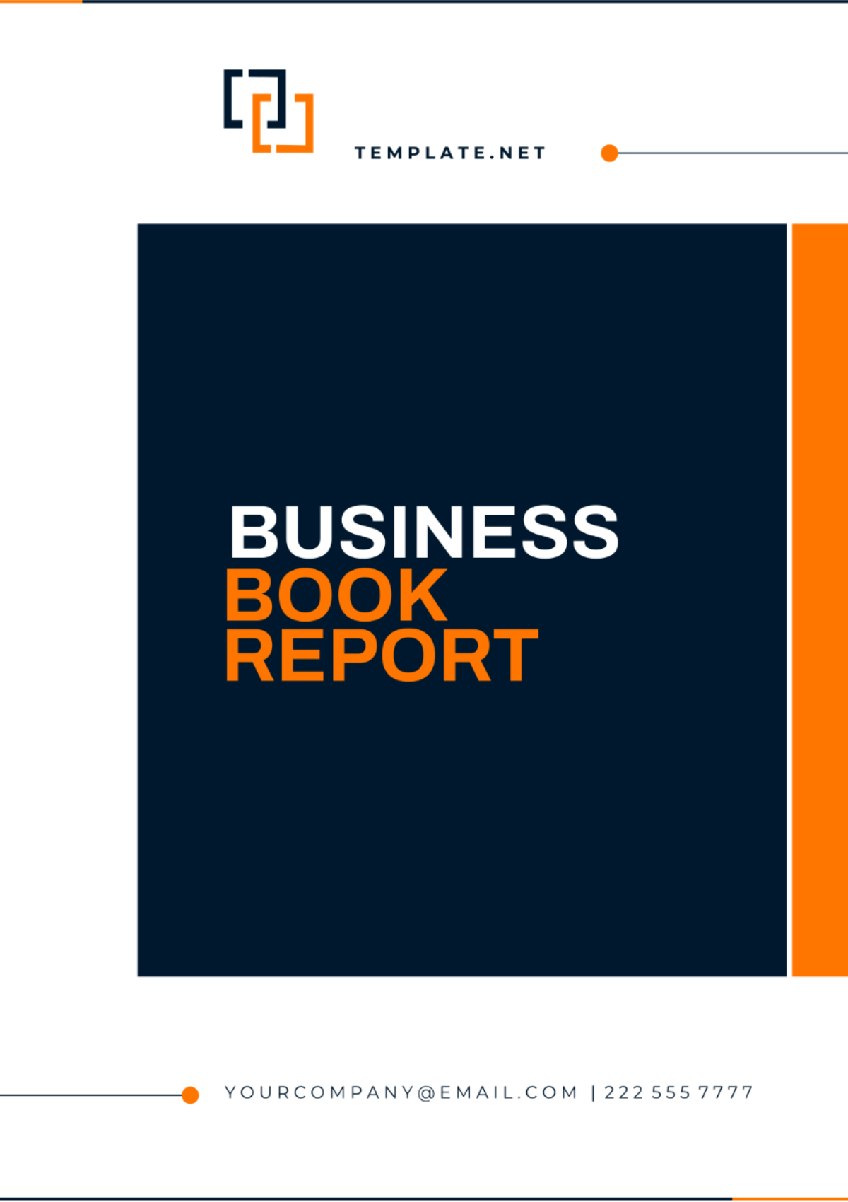 Business Book Report Template