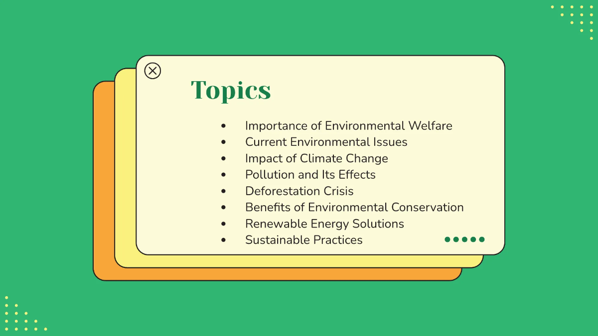Free World Environment Day Presentation for Students Template to Edit Online