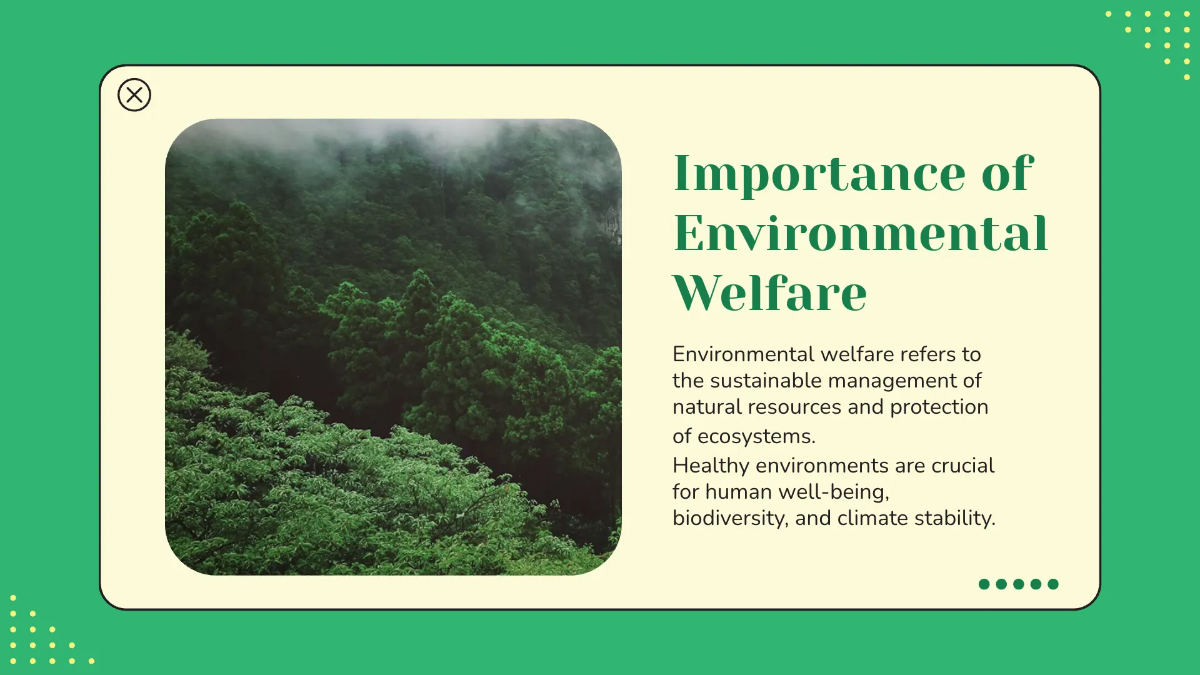Free World Environment Day Presentation for Students Template to Edit Online