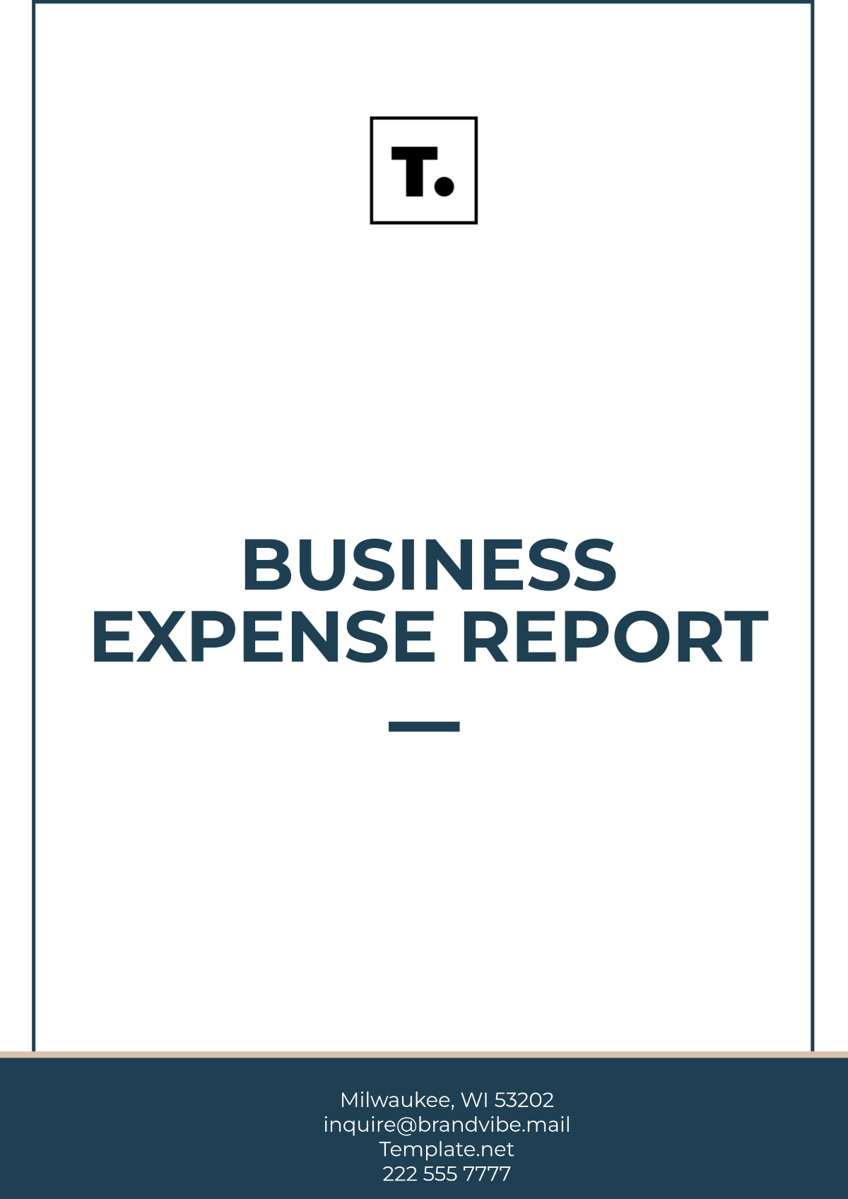 Business Expense Report Template - Edit Online & Download