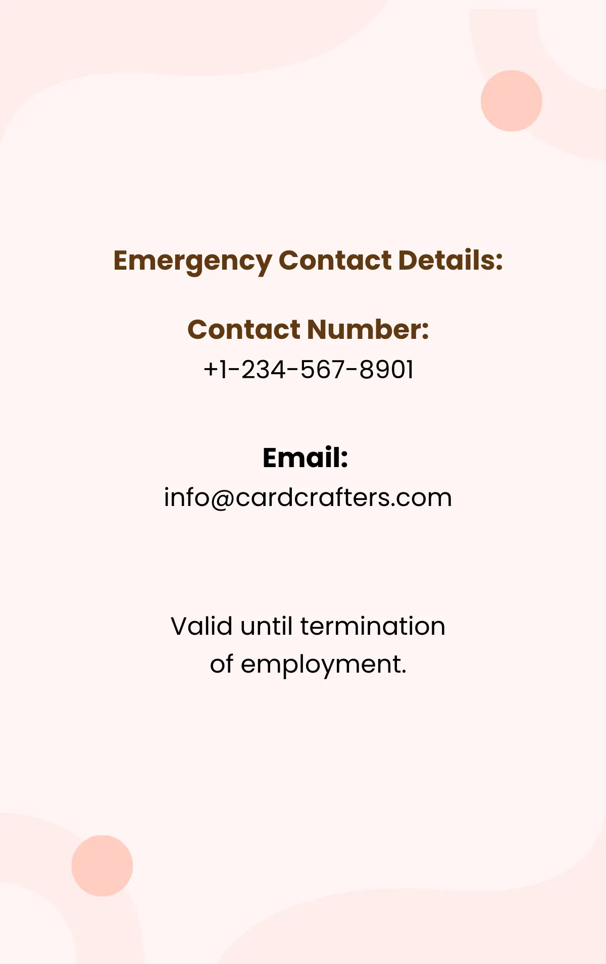 Free Fiminime ID Card Template to Edit Online