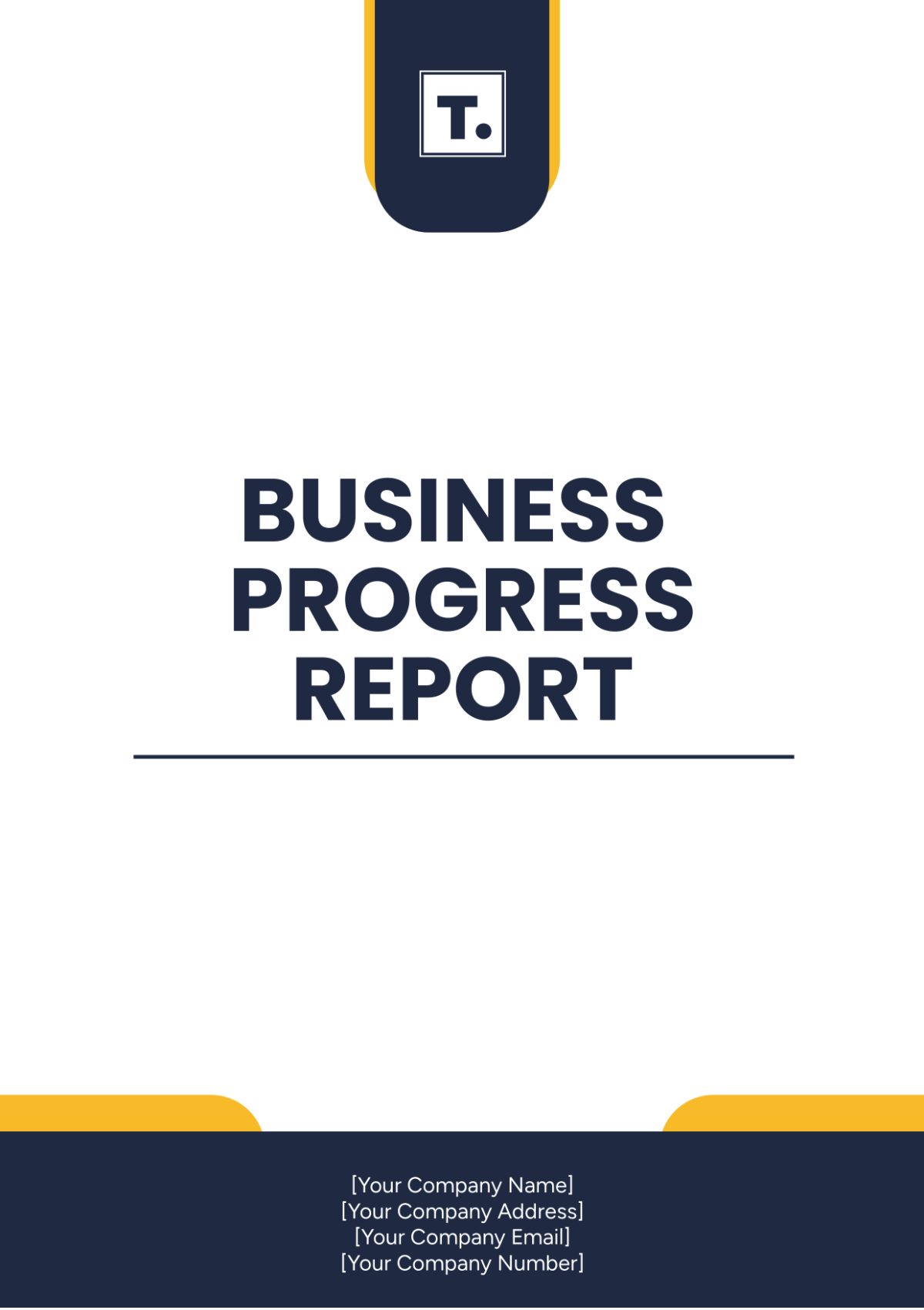 Business Progress Report Template - Edit Online & Download