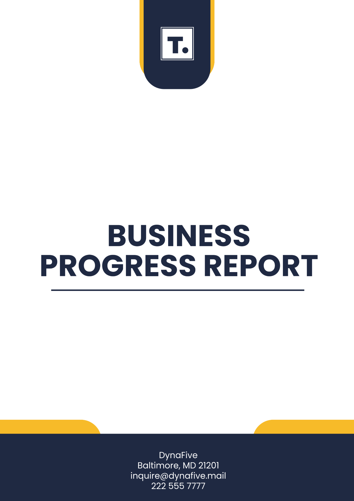 Business Progress Report Template - Edit Online & Download