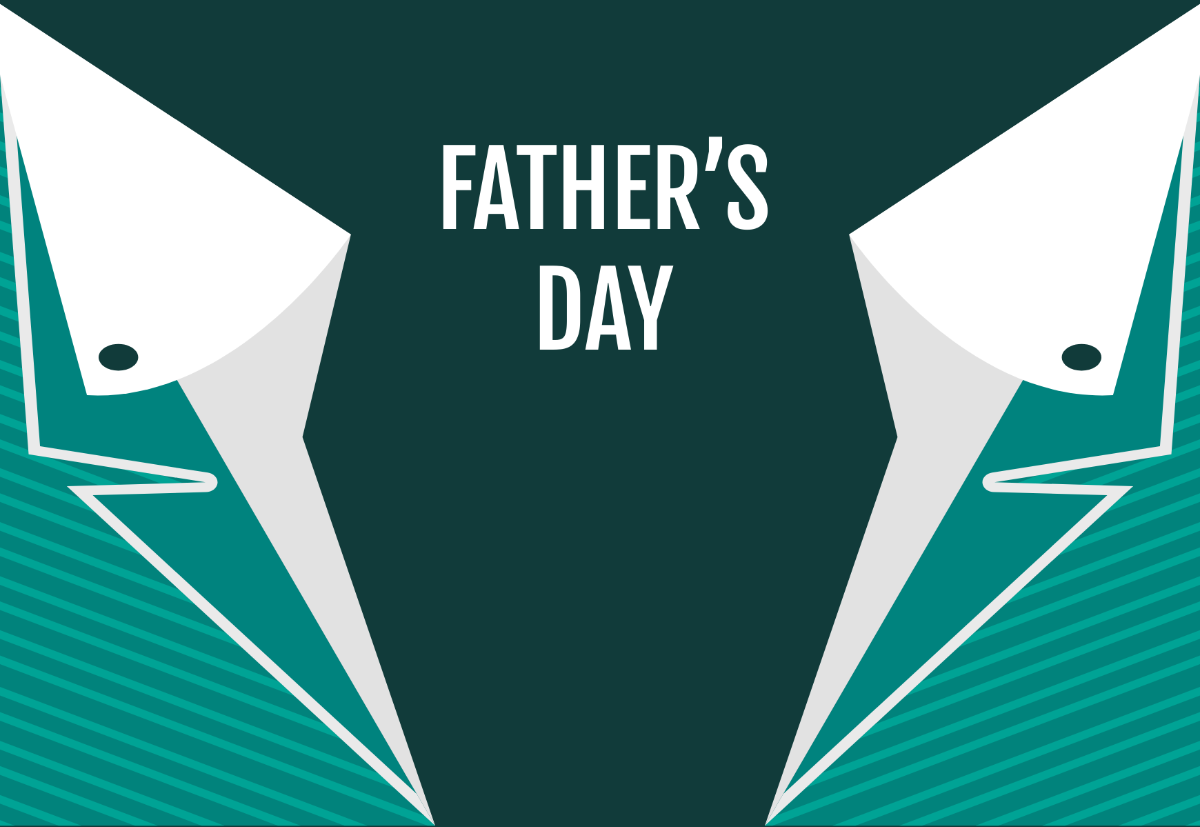 Free Father's Day Card Background Template