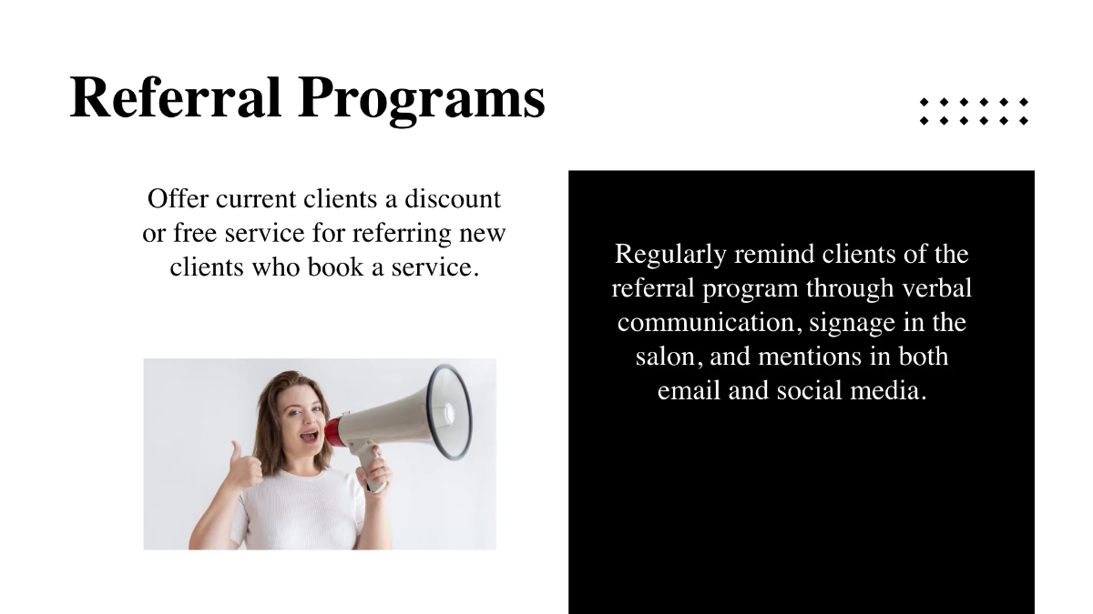 Free Salon Marketing Presentation Template to Edit Online