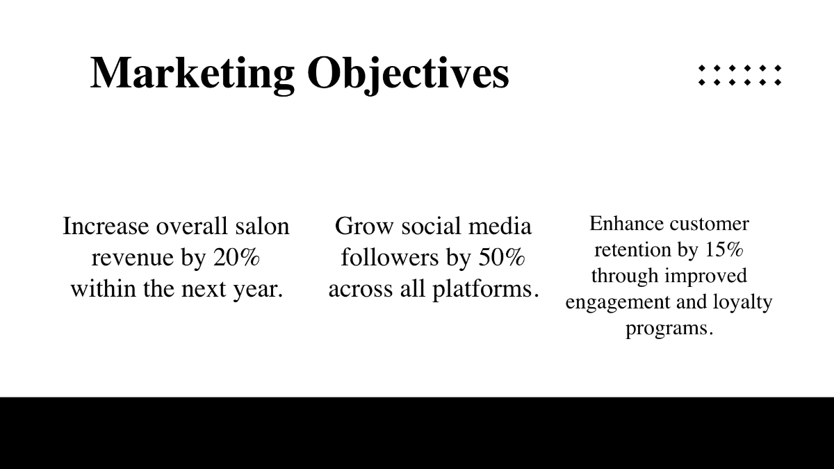 Free Salon Marketing Presentation Template to Edit Online