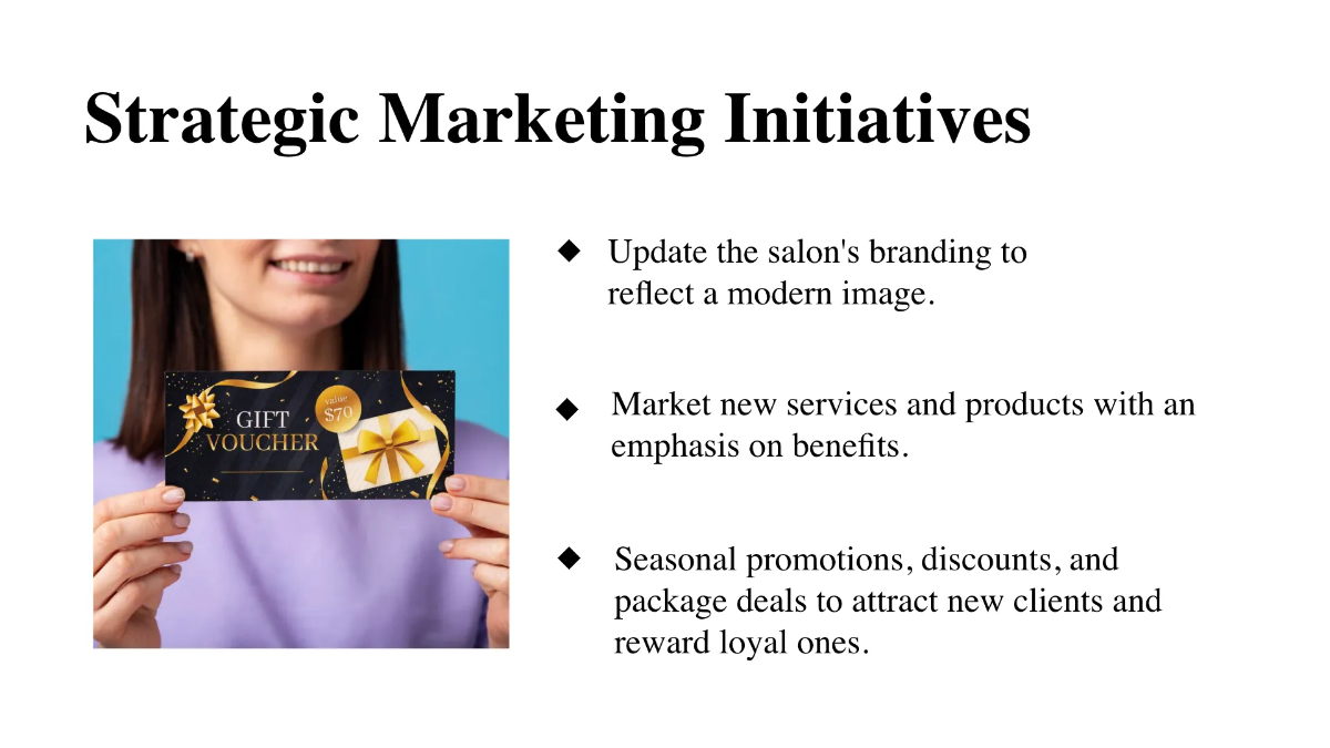 Free Salon Marketing Presentation Template to Edit Online