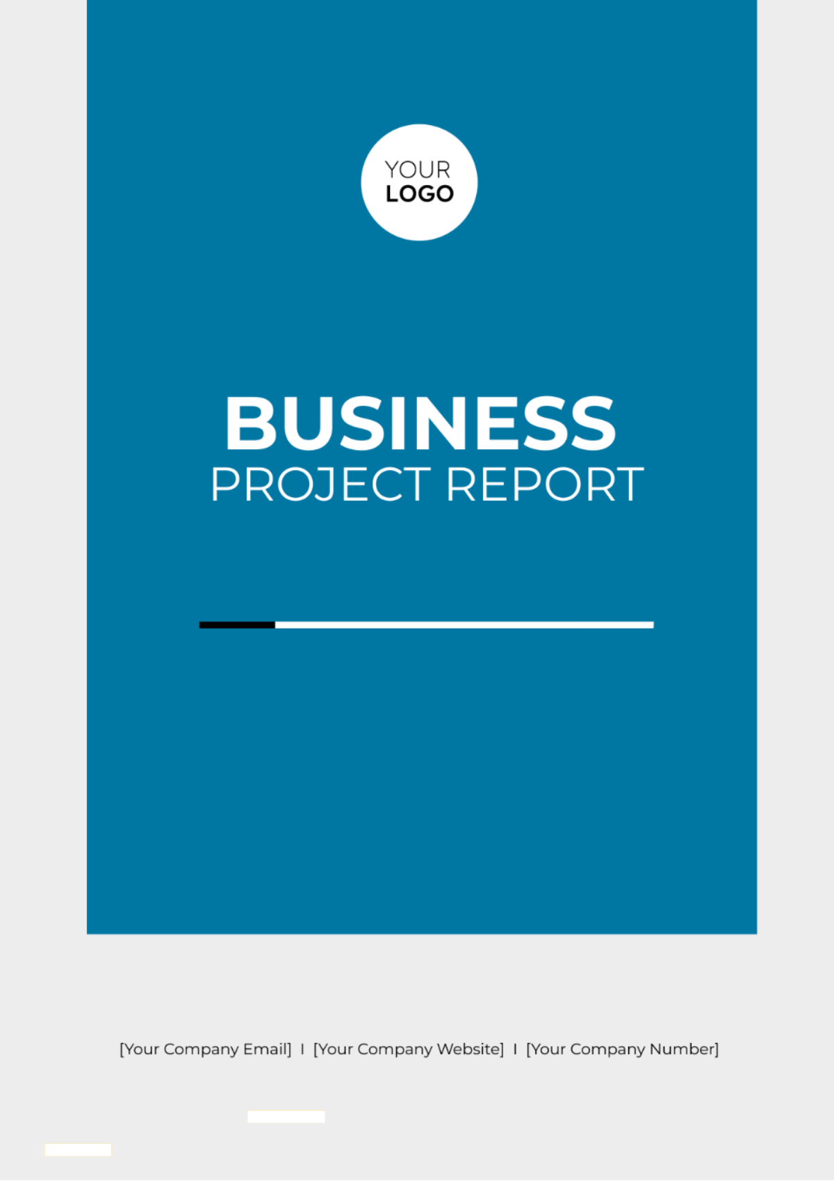 Business Project Report Template - Edit Online & Download