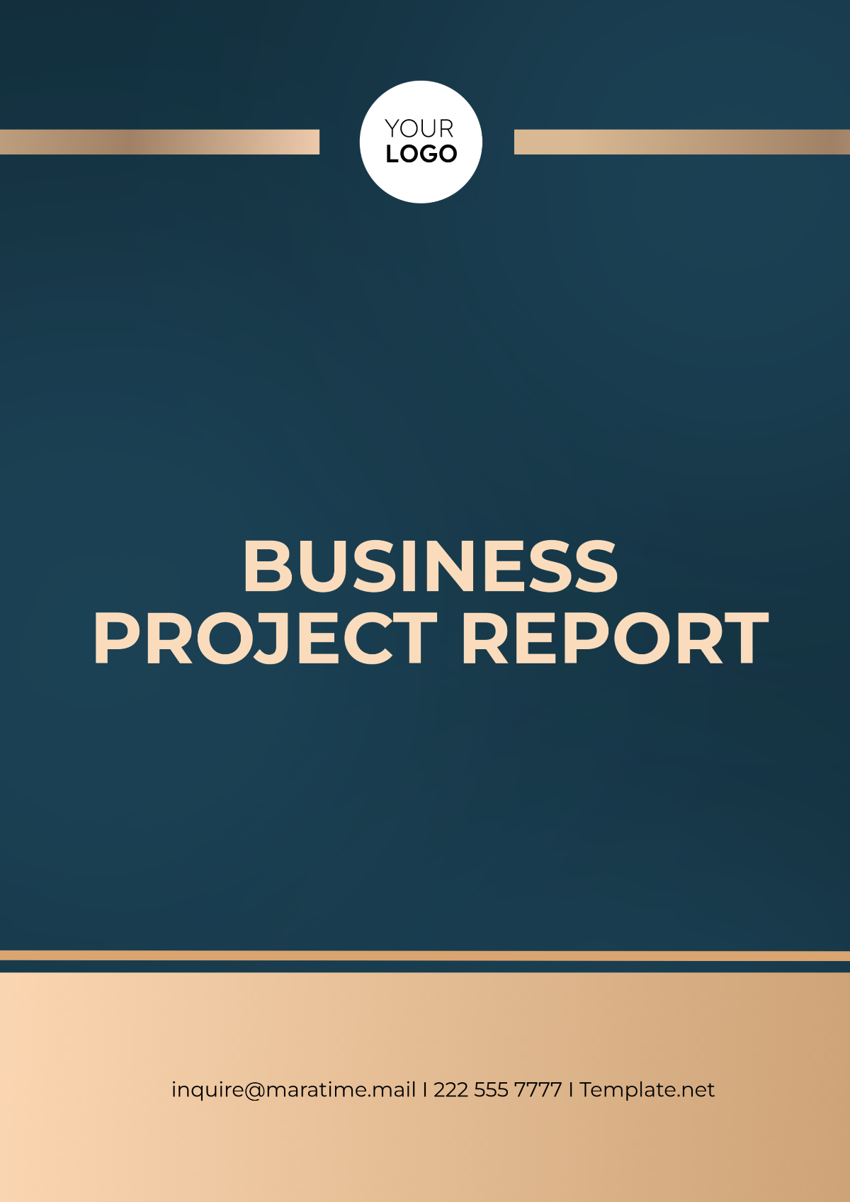 Business Project Report Template - Edit Online & Download