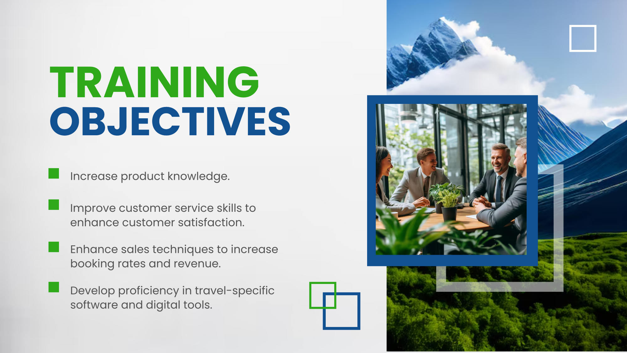 Free Travel Agency Training Presentation Template to Edit Online