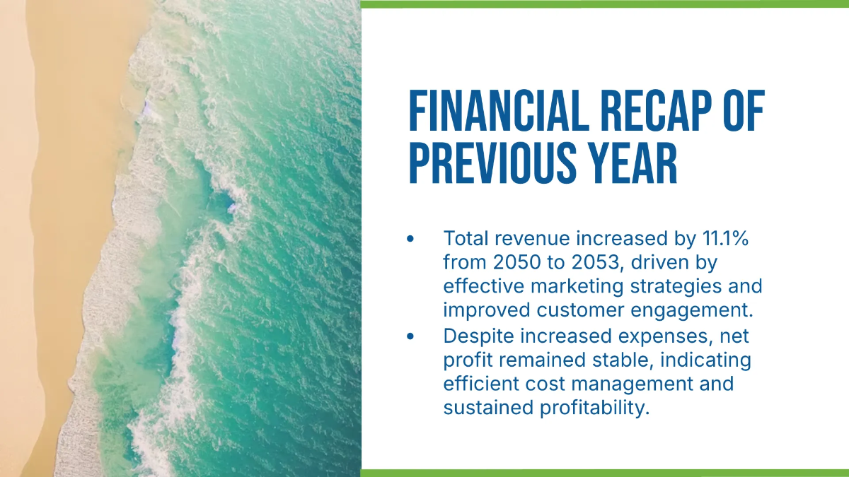 Free Travel Agency Finance Presentation Template to Edit Online