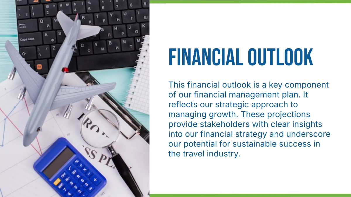 Free Travel Agency Finance Presentation Template to Edit Online