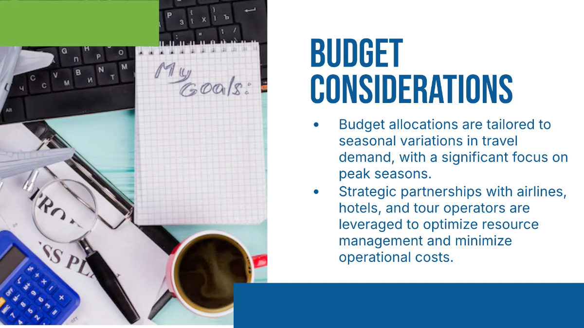 Free Travel Agency Finance Presentation Template to Edit Online