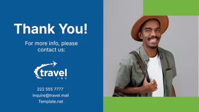 Free Travel Agency Finance Presentation Template to Edit Online