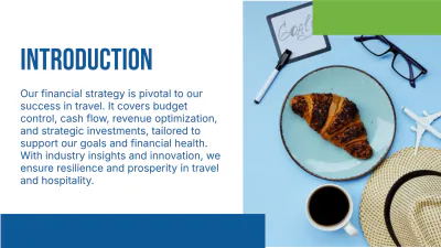 Free Travel Agency Finance Presentation Template to Edit Online