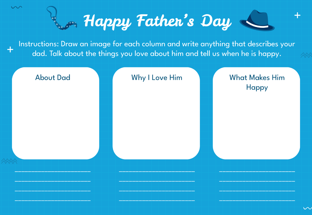 Father's Day Activity Card