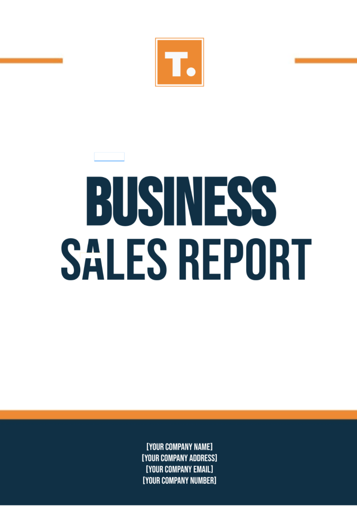 Business Sales Report Template - Edit Online & Download