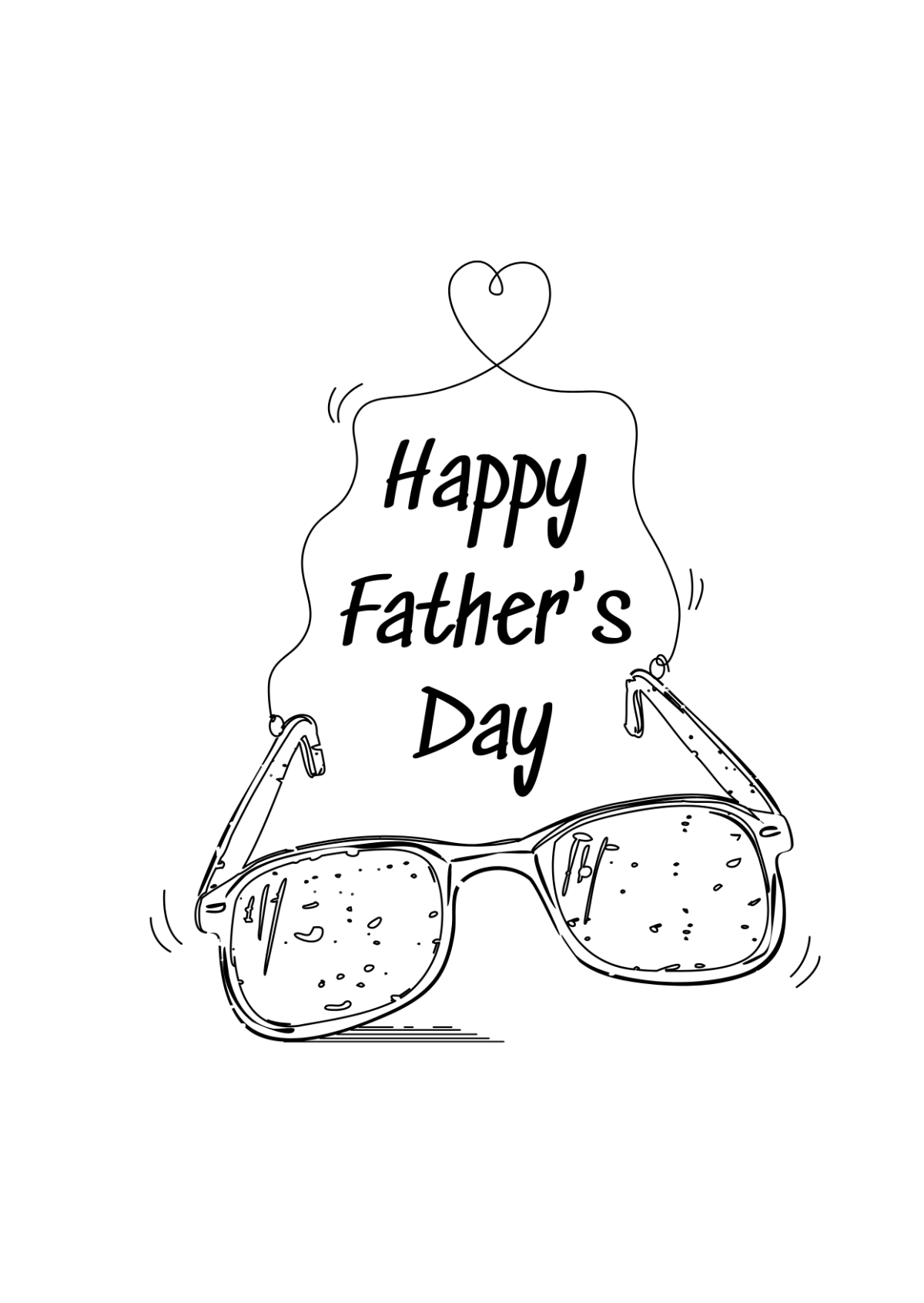 Happy Father's Day Drawing