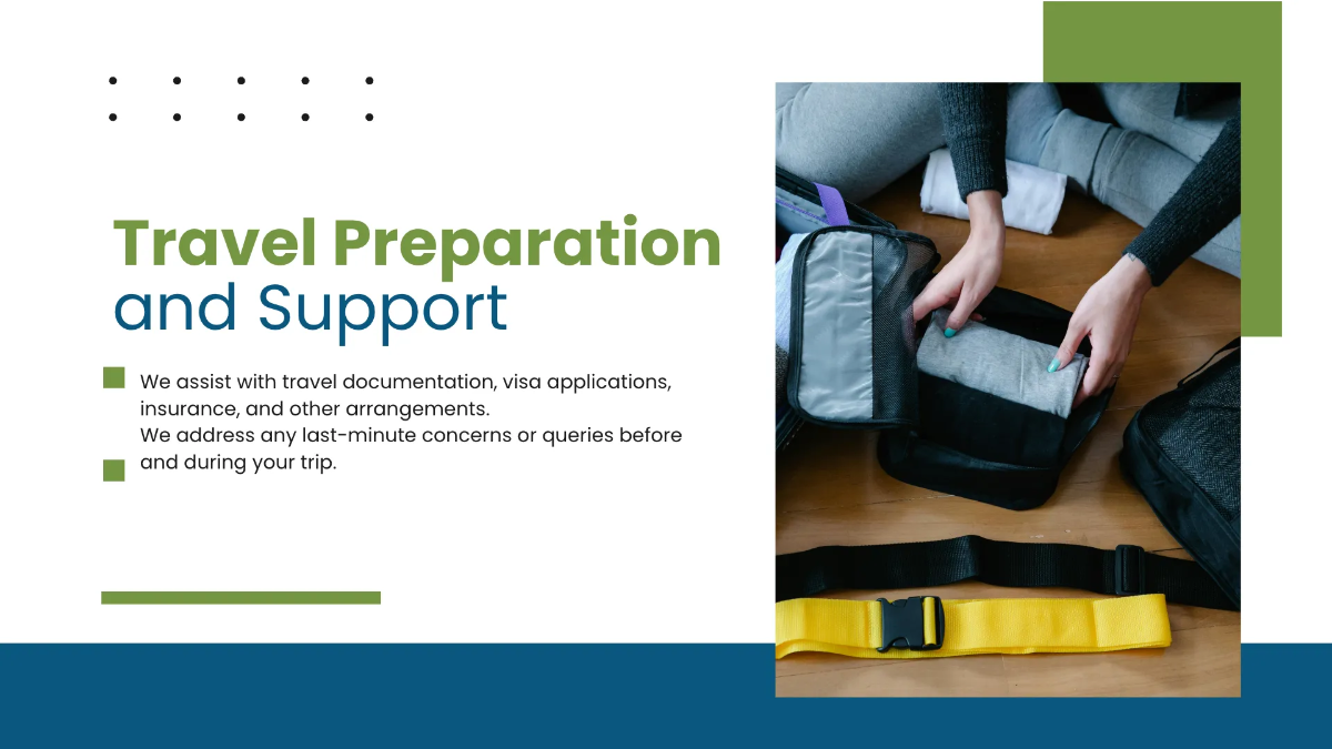 Free Travel Agency Work Presentation Template to Edit Online