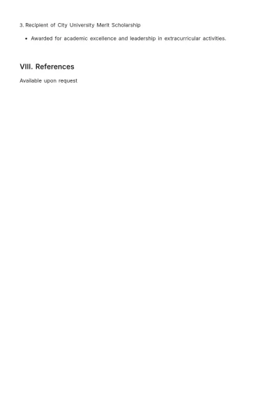 Free College Part-Time Job ATS Resume Template, AI Resume Builder