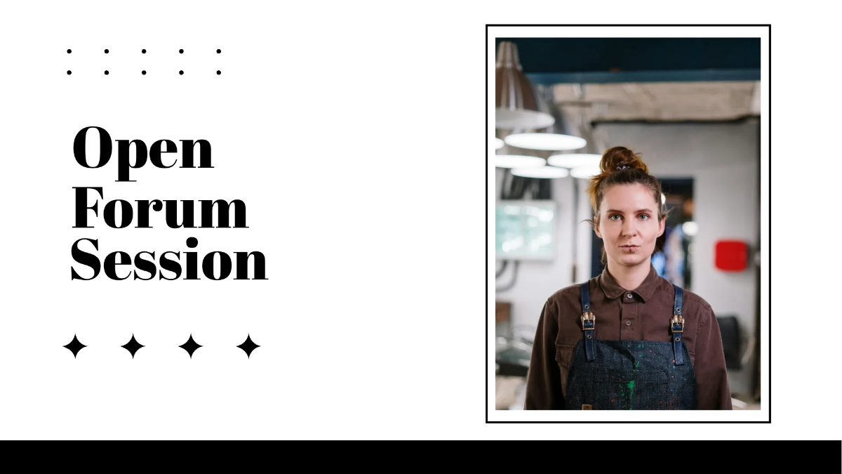 Free Salon Agenda Presentation Template to Edit Online