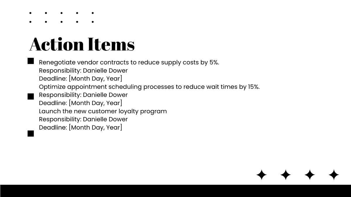 Free Salon Agenda Presentation Template to Edit Online