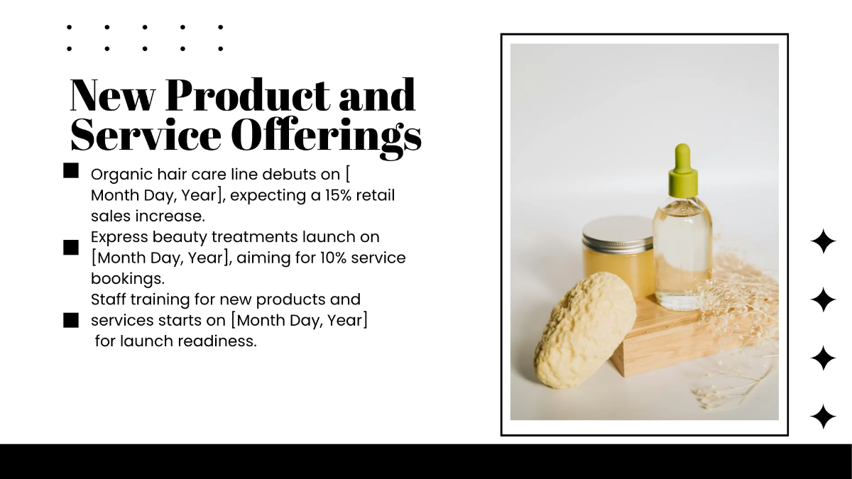 Free Salon Agenda Presentation Template to Edit Online